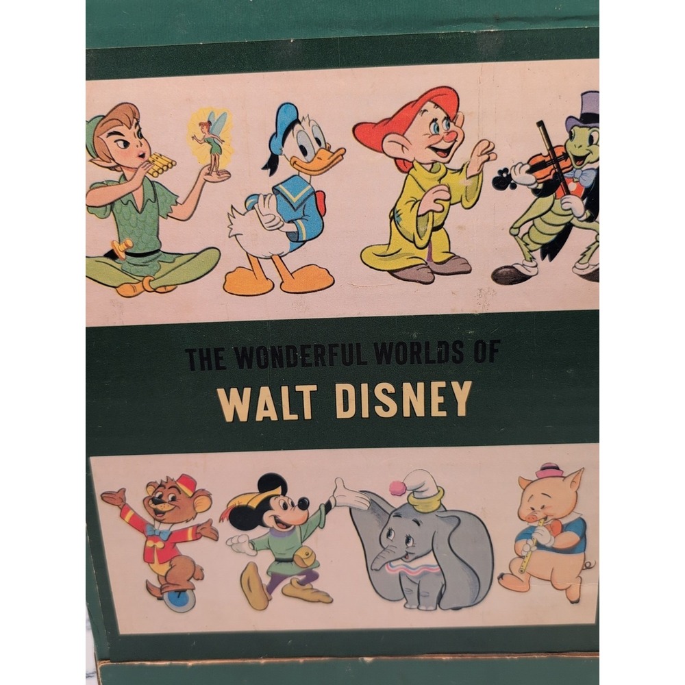 Walt Disney's Wonderful Worlds of Fantasyland 4 Vol. Book Set w/Slipcase Vintage - Picture 2 of 10